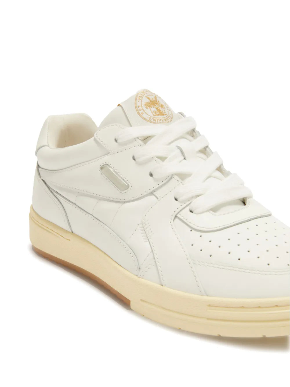 Palm Angels University Lace-Up Leather Sneakers