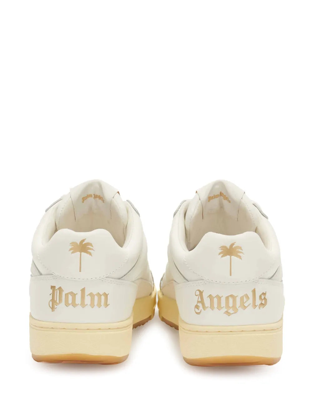 Palm Angels University Lace-Up Leather Sneakers