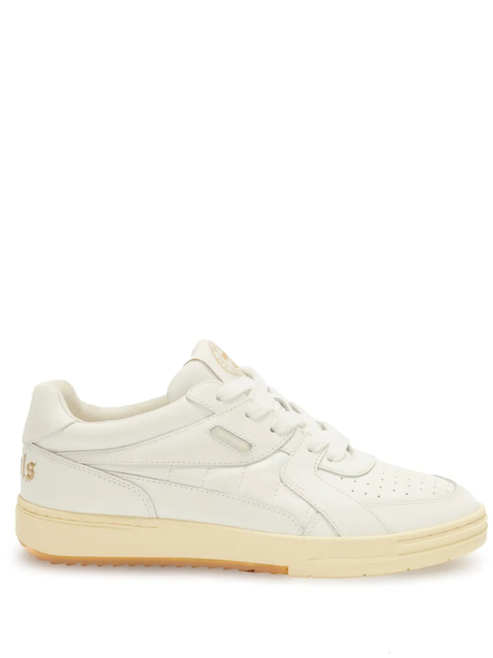 Palm Angels University Lace-Up Leather Sneakers