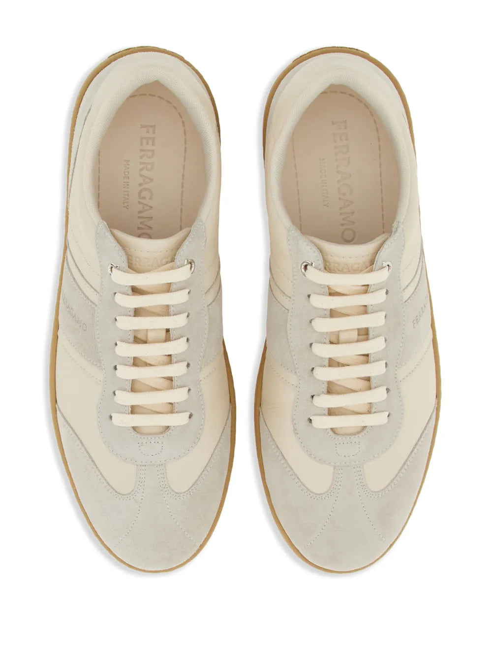 Ferragamo Logo-Debossed Low-Top Sneakers