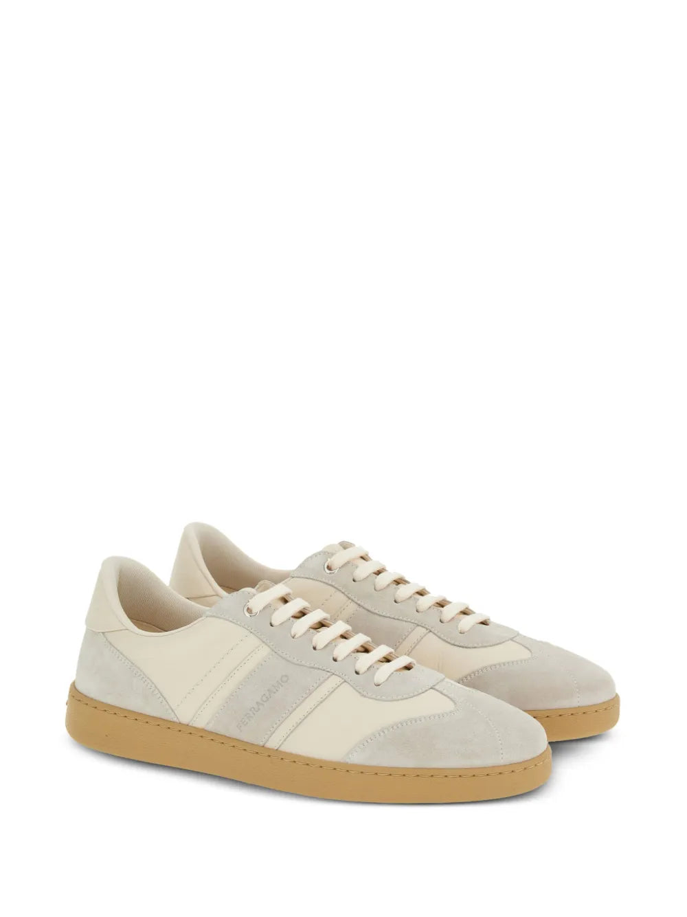 Ferragamo Logo-Debossed Low-Top Sneakers