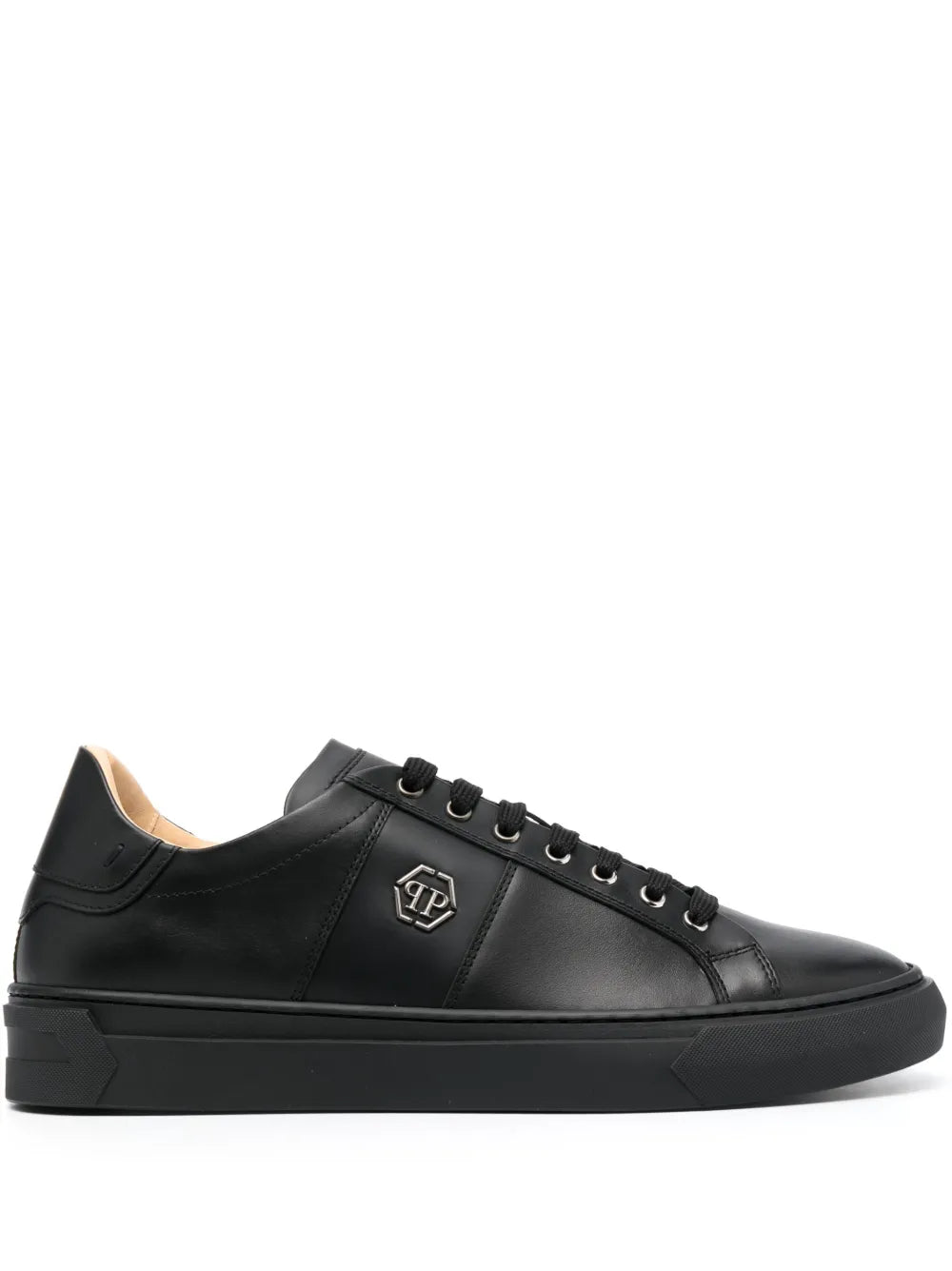 Philipp Plein Logo-Plaque Leather Sneakers