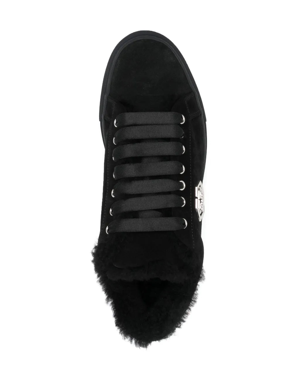 Philipp Plein Logo-Plaque Leather Sneakers