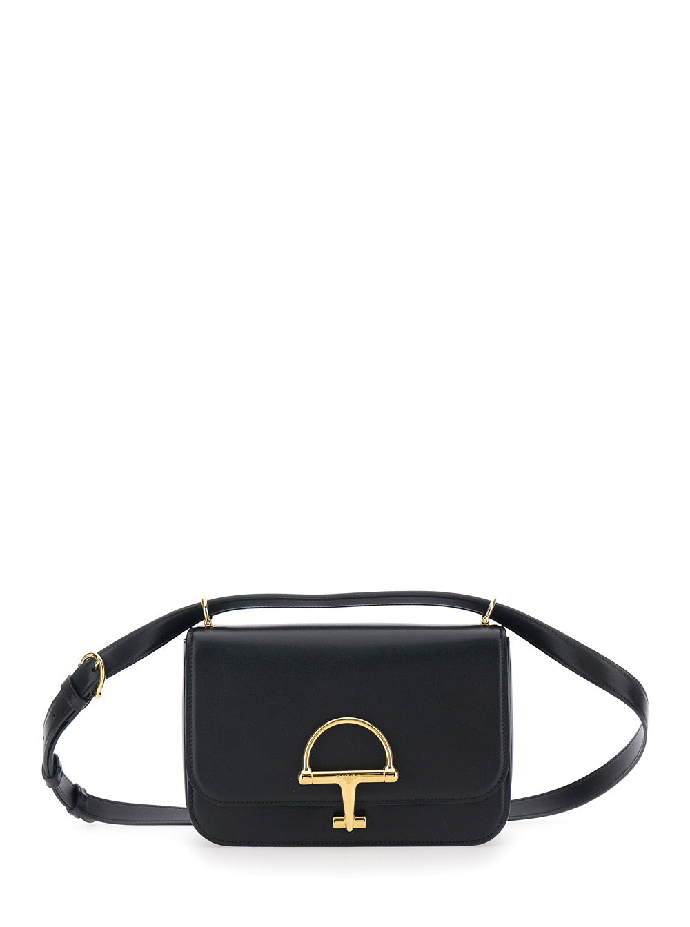 Gucci Women 'Siena Small' Black Shoulder Bag With Claw On The Front In Leather Woman