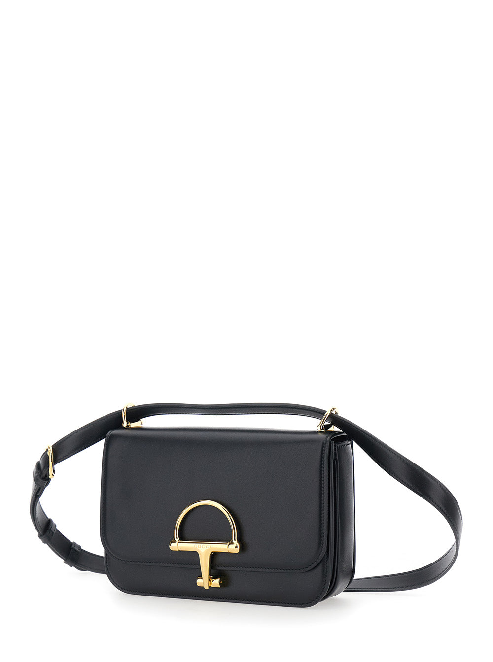 Gucci Women 'Siena Small' Black Shoulder Bag With Claw On The Front In Leather Woman
