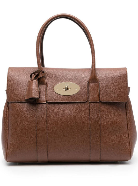 Mulberry Women Bayswater Brown Leather Handbag Mulberry Woman