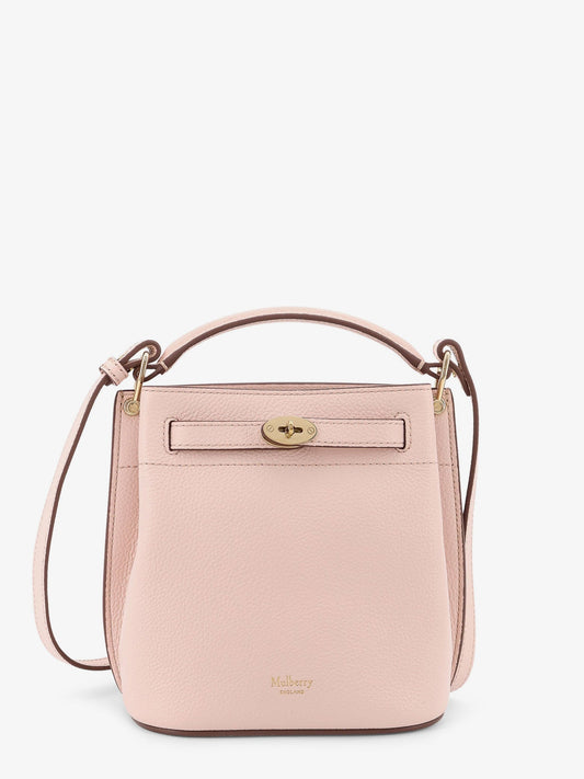 Mulberry Women Leather Bucket Bag With Logo