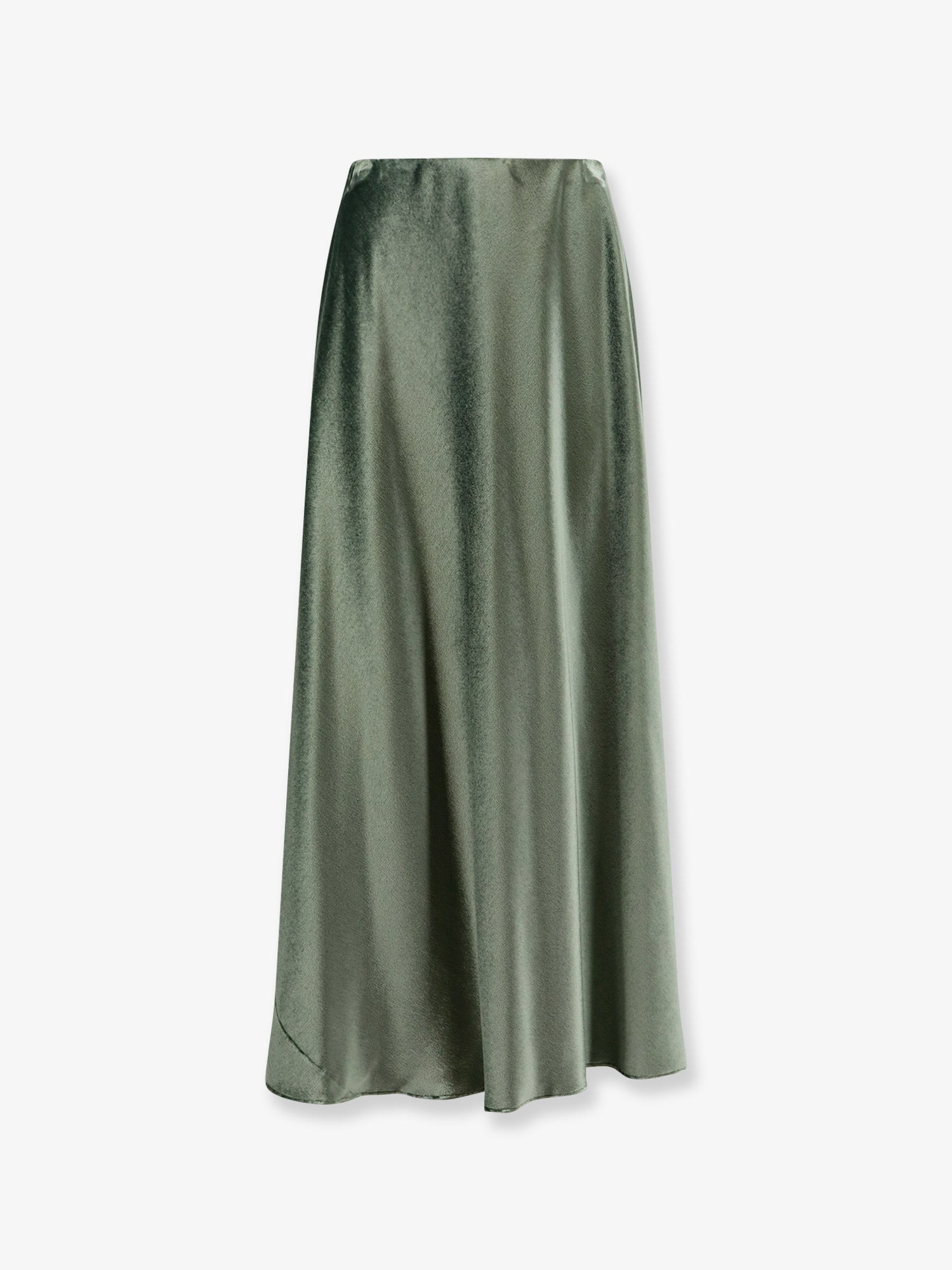 Alberta Ferretti Women Velvet Midi Skirt