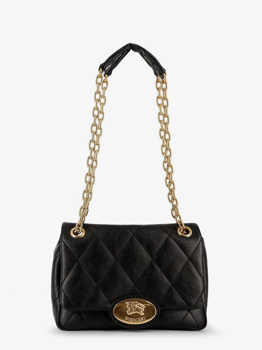 Burberry Women Strand Quilted Leather Crossbody Bag