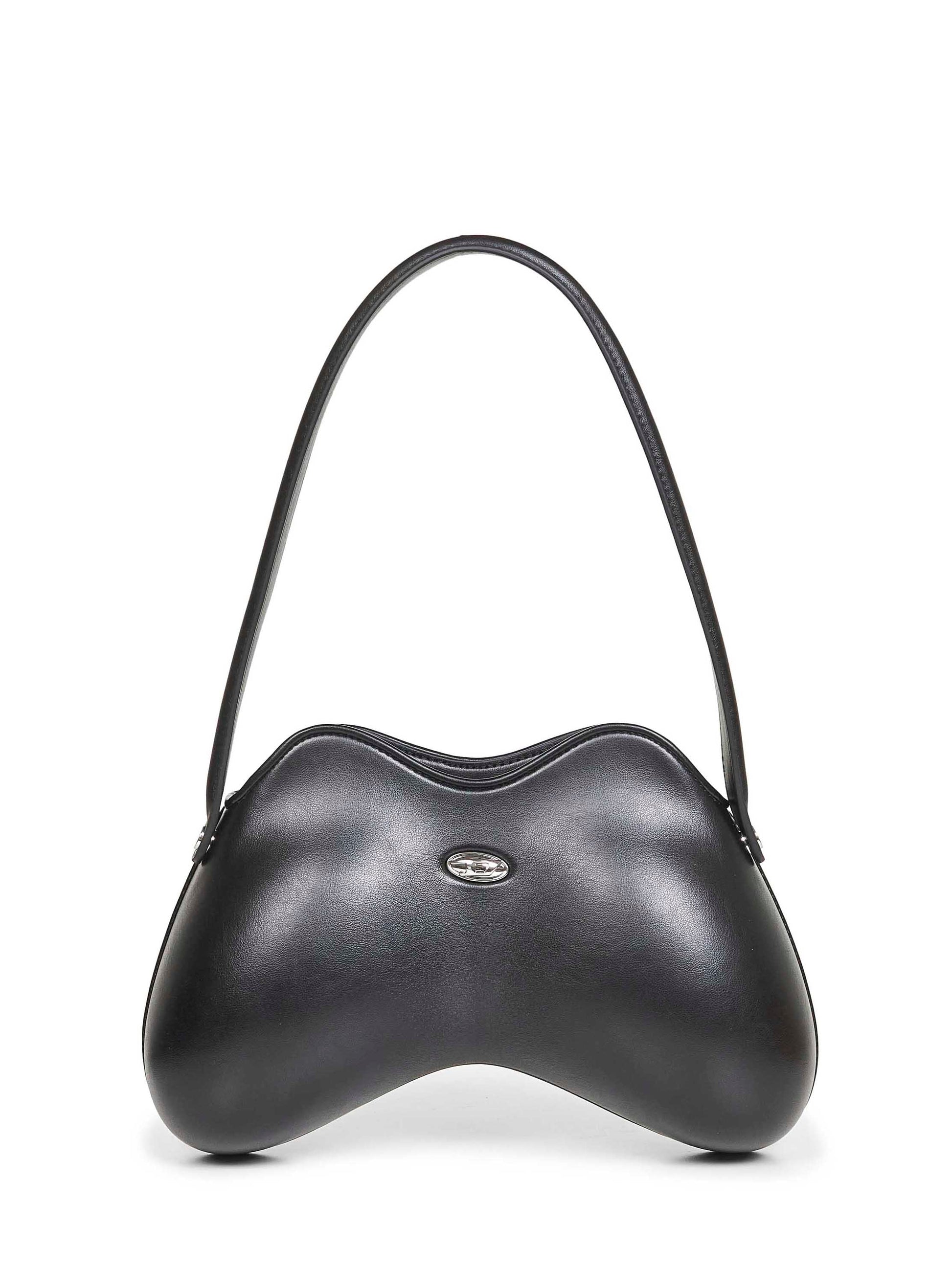 Diesel Women Black Double-D Shoulder Shoulder Bag