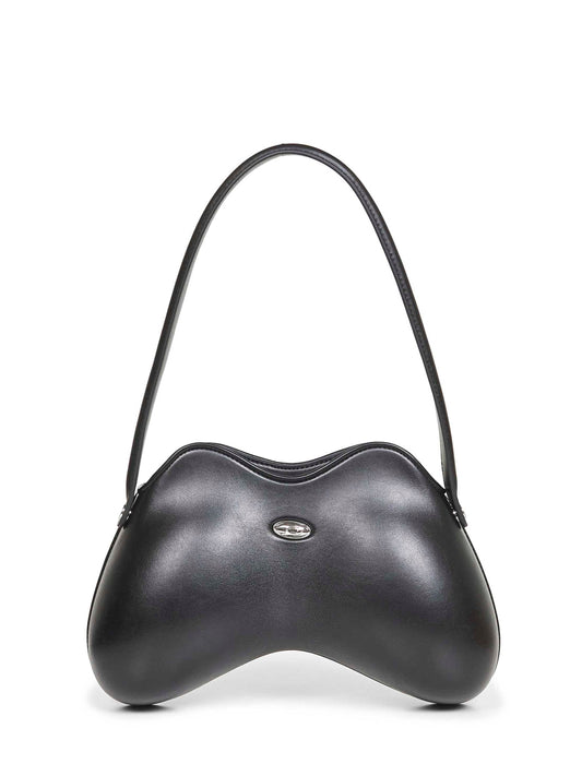 Diesel Women Black Double-D Shoulder Shoulder Bag