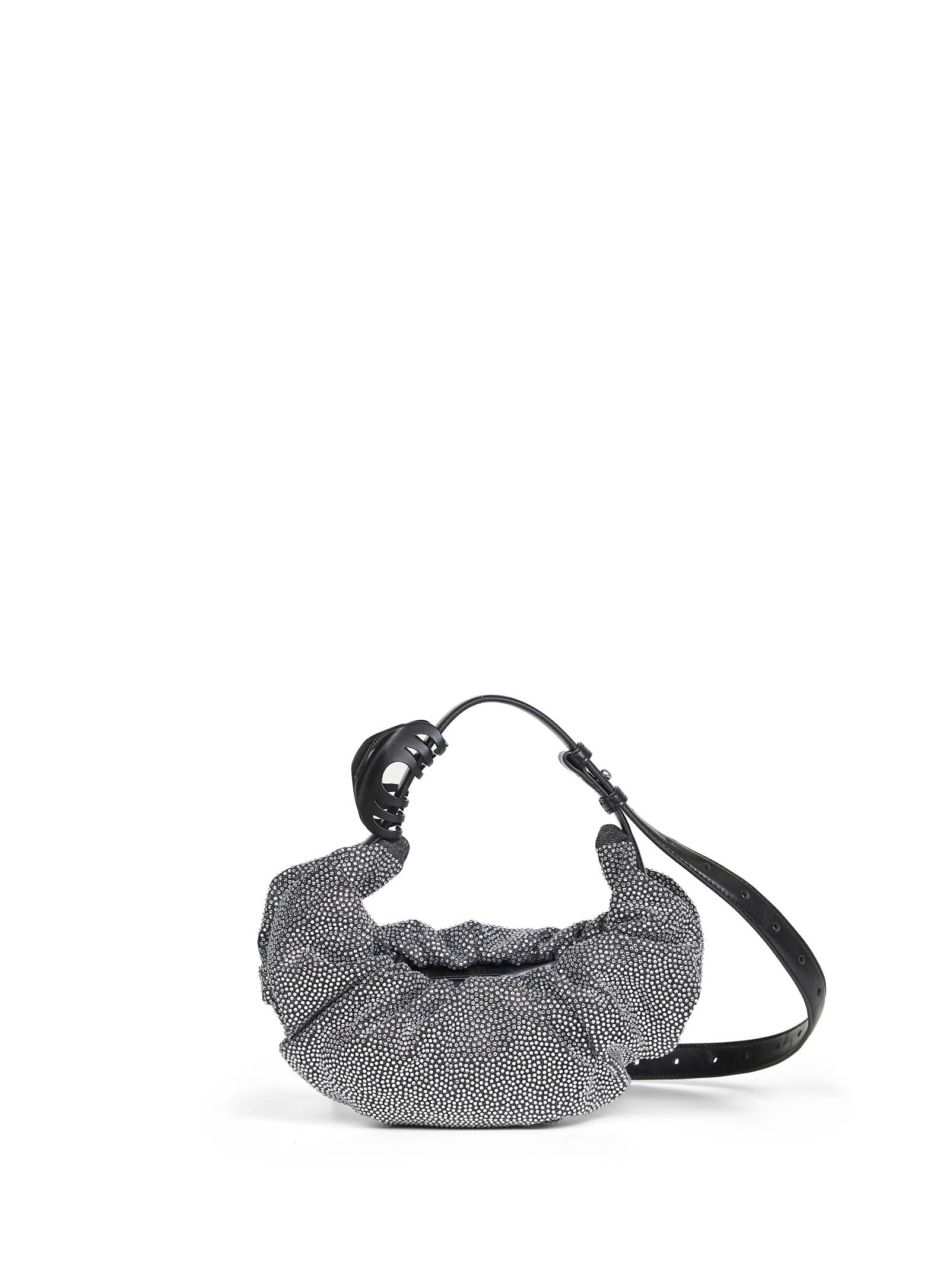 Diesel Women Black Grab-D Hobo S Shoulder Bag