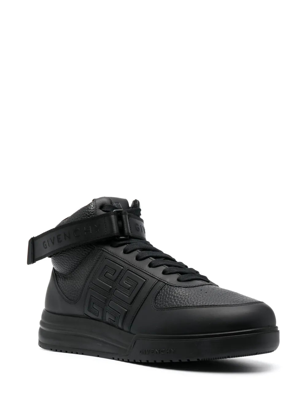 Givenchy G4 Logo-Patch Hi-Top Sneakers