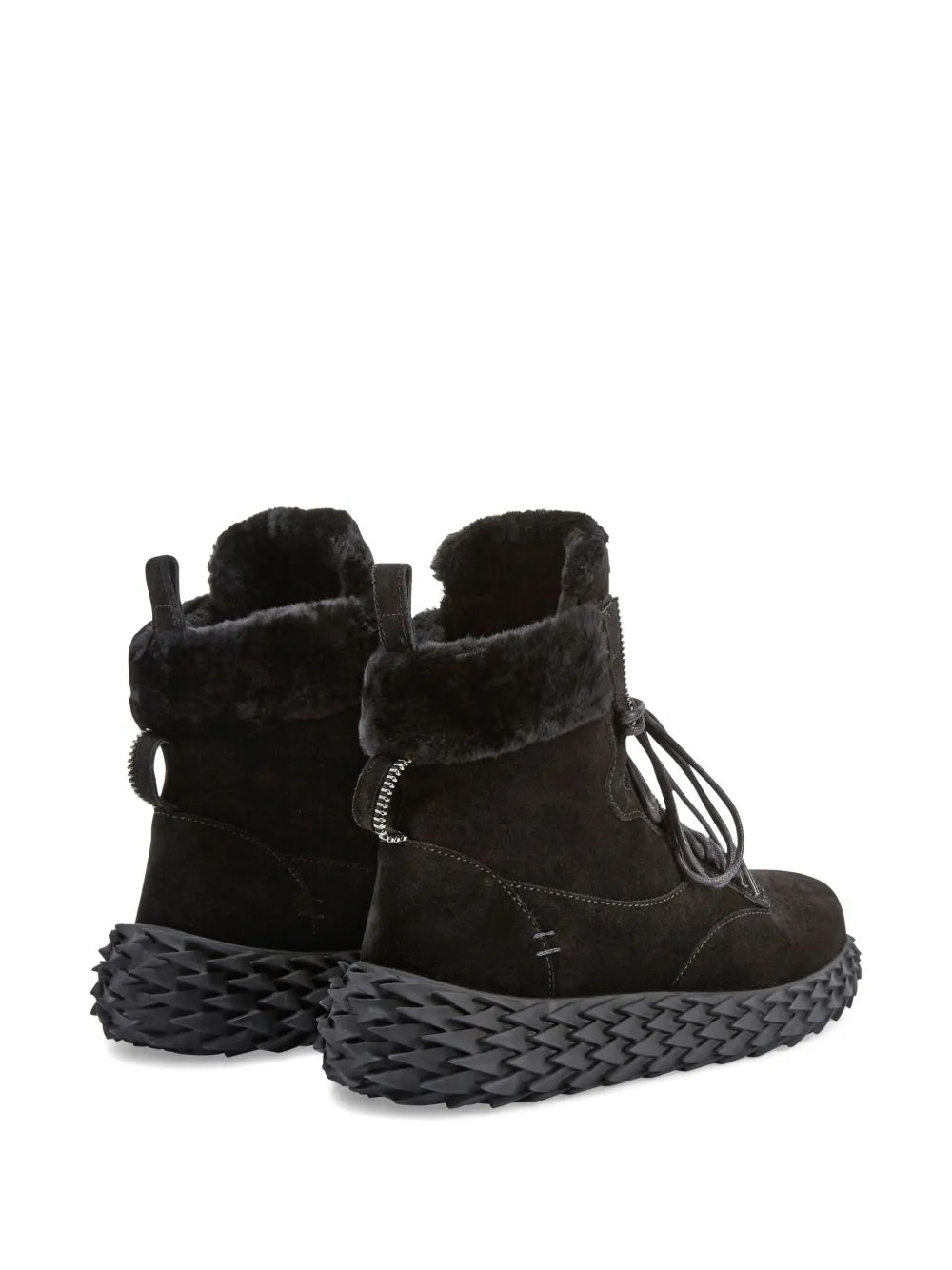 Giuseppe Zanotti Urchin Lace-Up Shearling Sneakers
