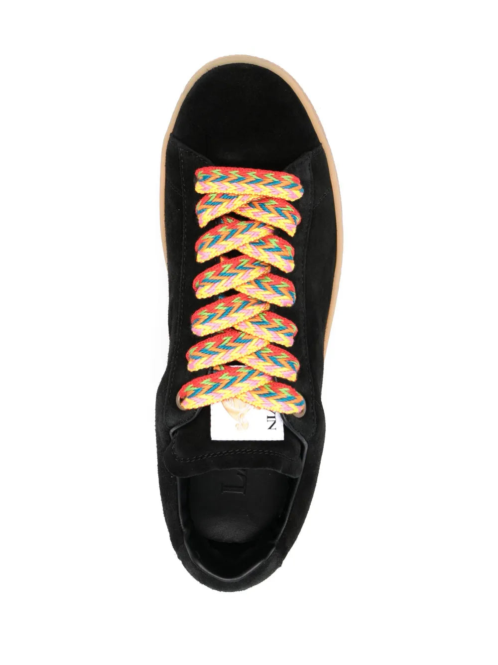 Lanvin Suede Low-Top Sneakers