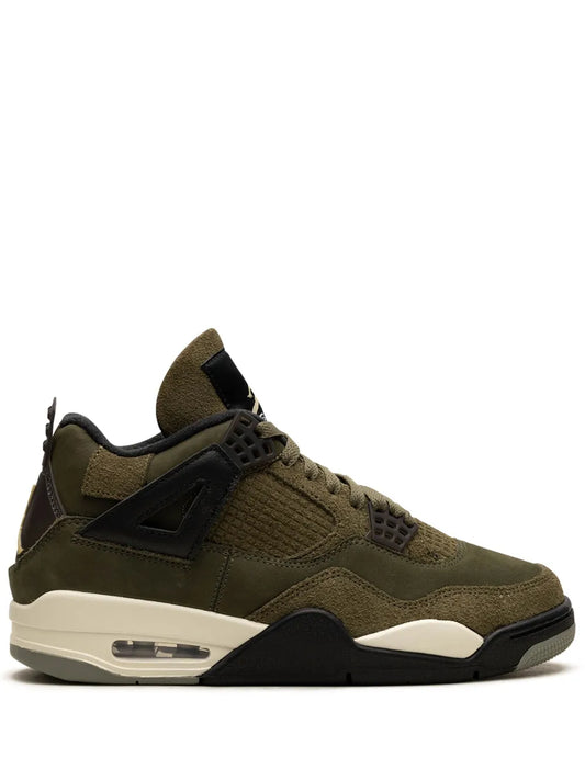 Air Jordan 4 Craft Medium Olive Sneakers