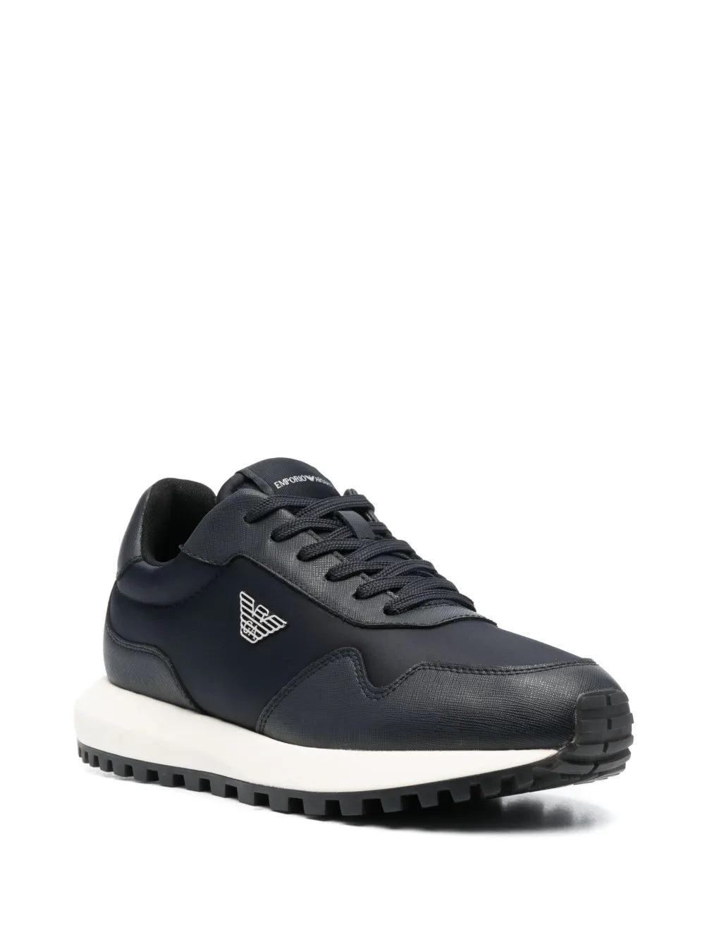 Emporio Armani Logo-Appliqu Panelled Sneakers