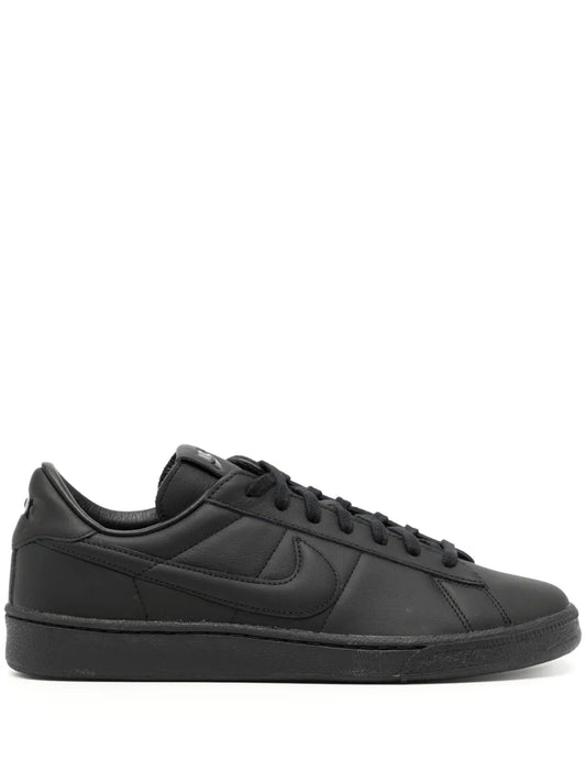 Black Comme Des Gar ns X Nike Lace-Up Leather Sneakers
