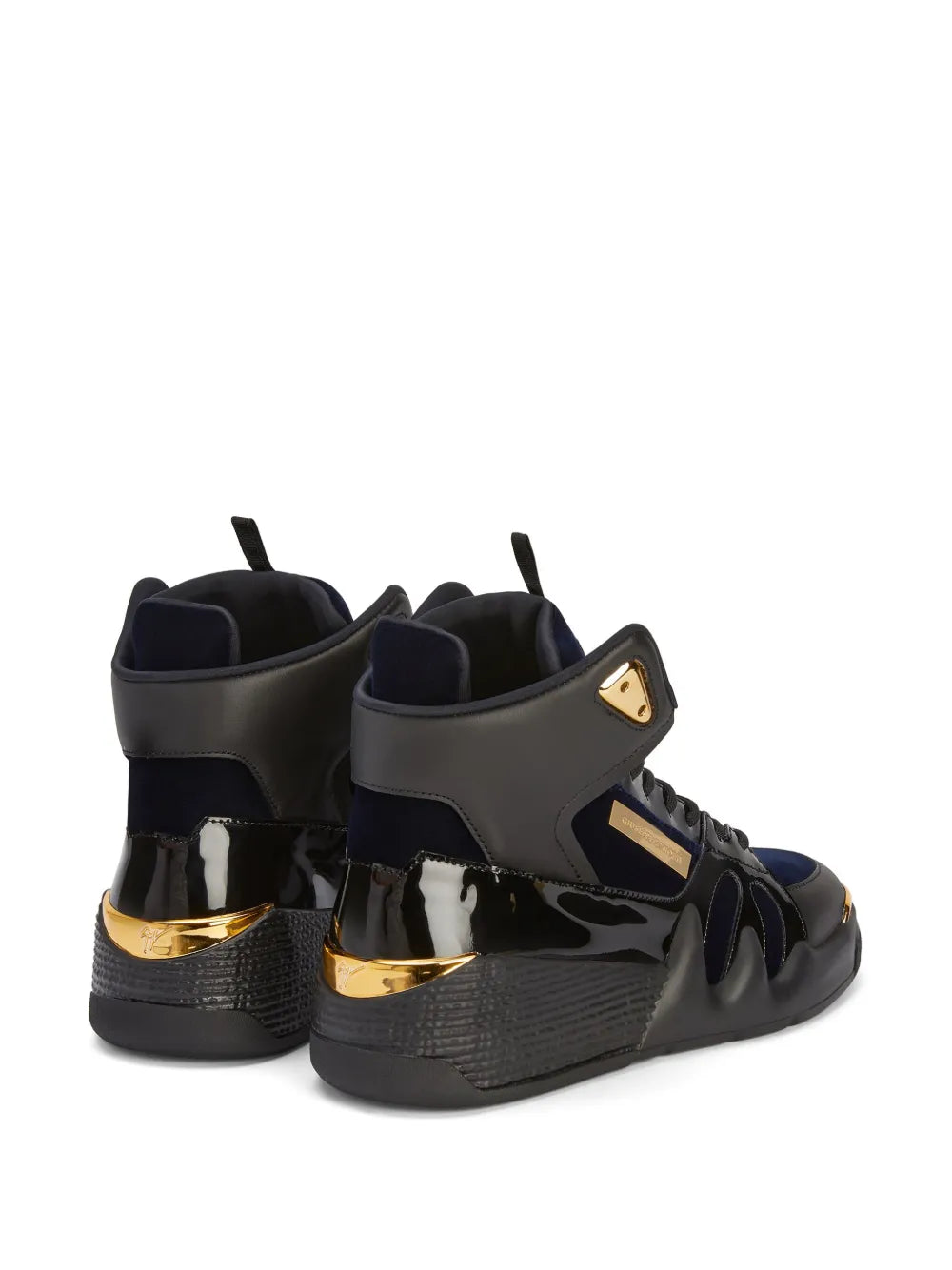 Giuseppe Zanotti Talon High-Top Leather Sneakers