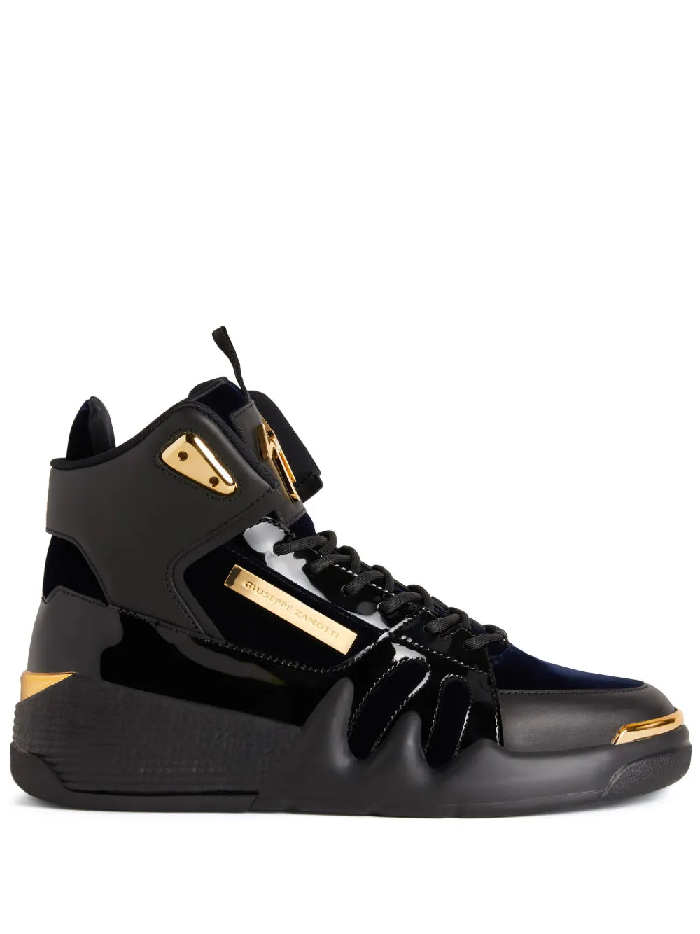 Giuseppe Zanotti Talon High-Top Leather Sneakers