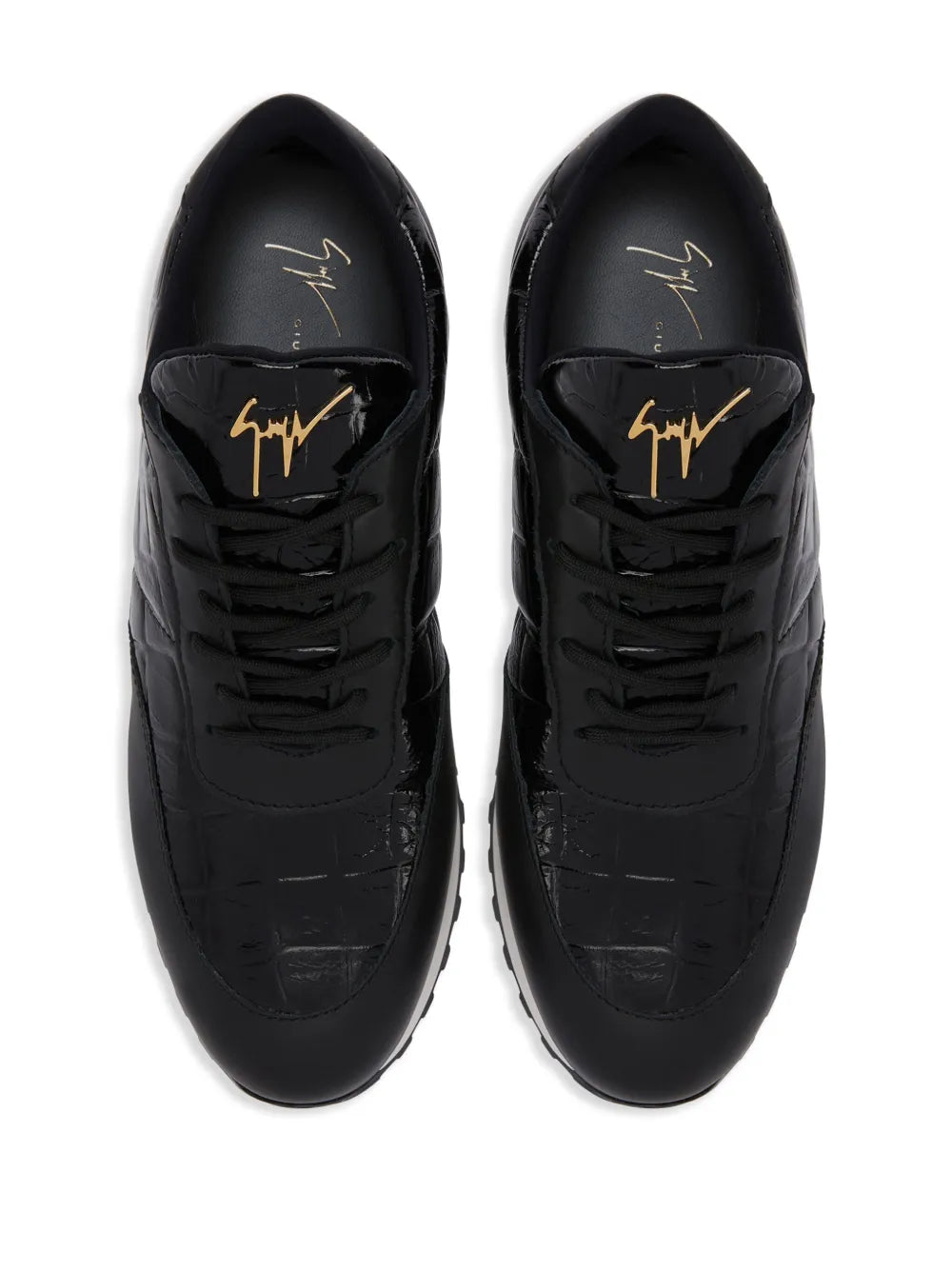 Giuseppe Zanotti Jimi Running Lace-Up Low-Top Sneakers