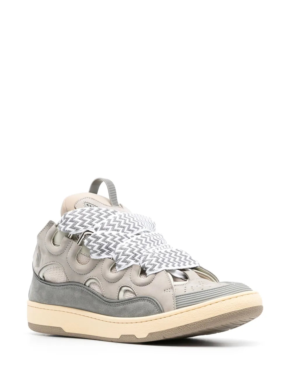 Lanvin Curb Leather Sneakers