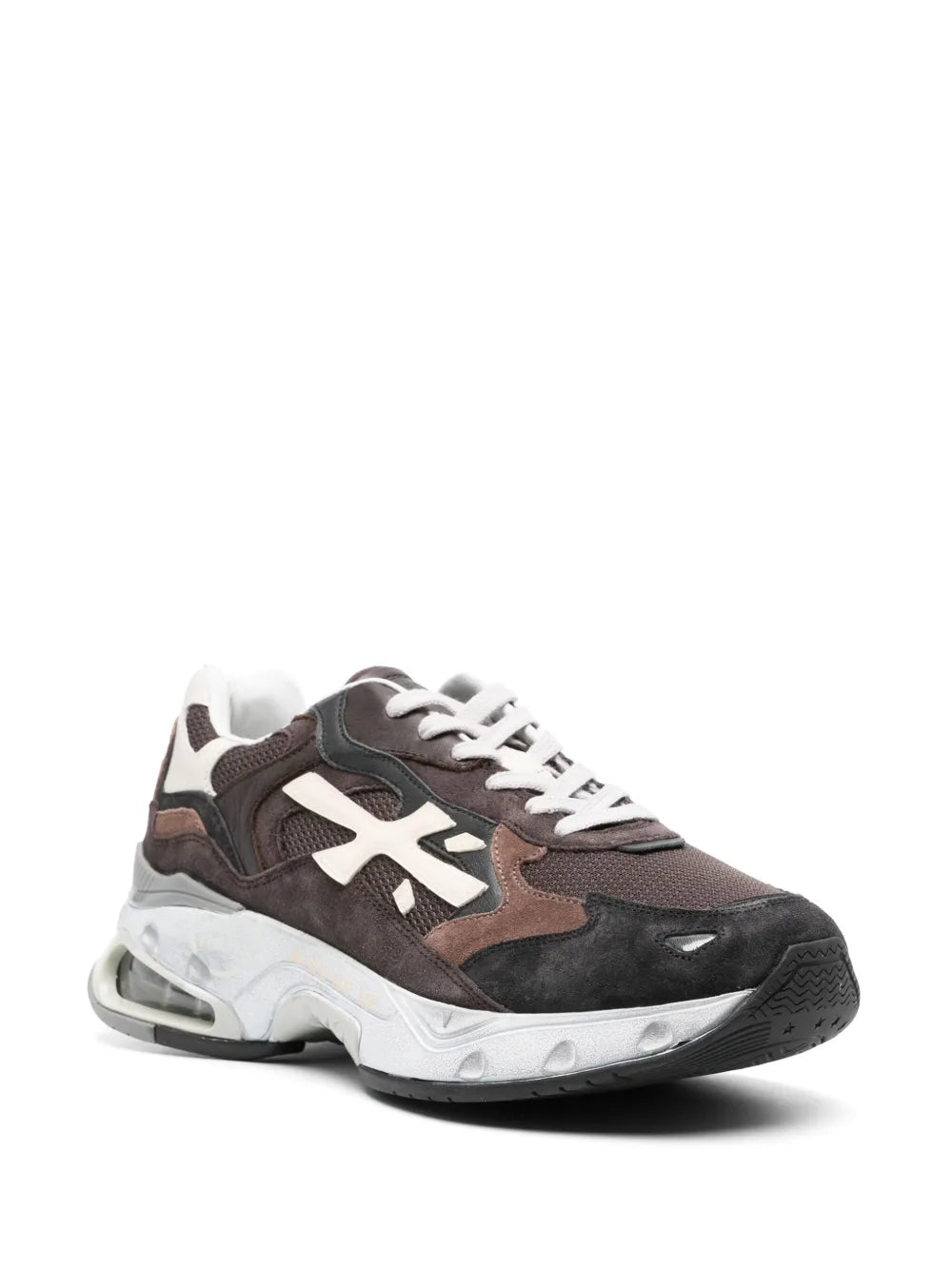 Premiata Sharky Panelled Low-Top Sneakers