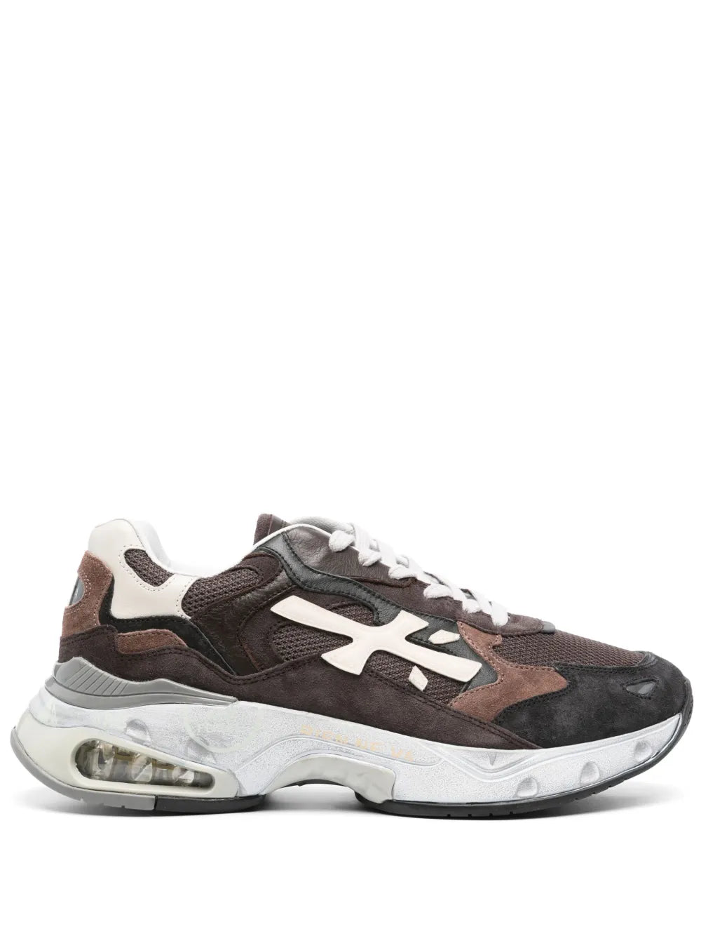 Premiata Sharky Panelled Low-Top Sneakers