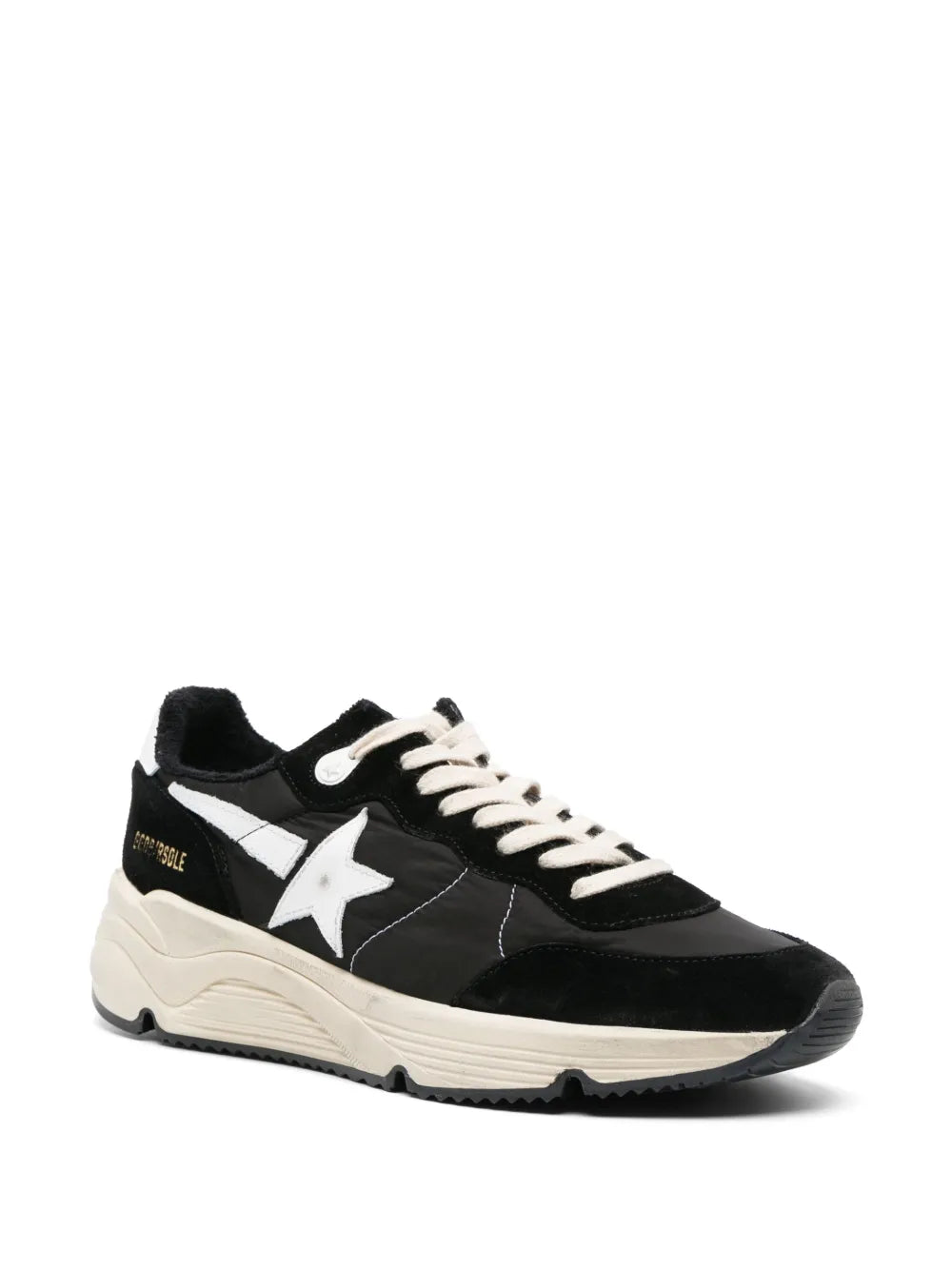Golden Goose Star-Patch Lace-Up Sneakers