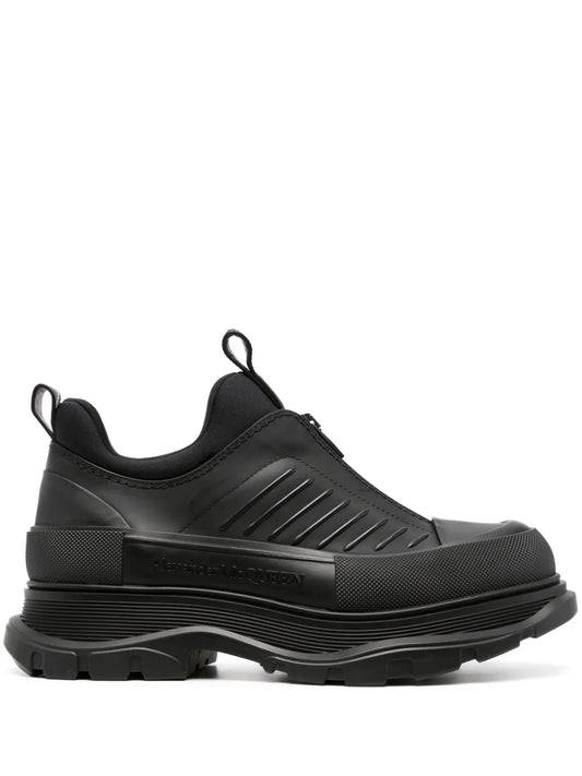 Alexander Mcqueen Zip-Up Leathers Sneakers