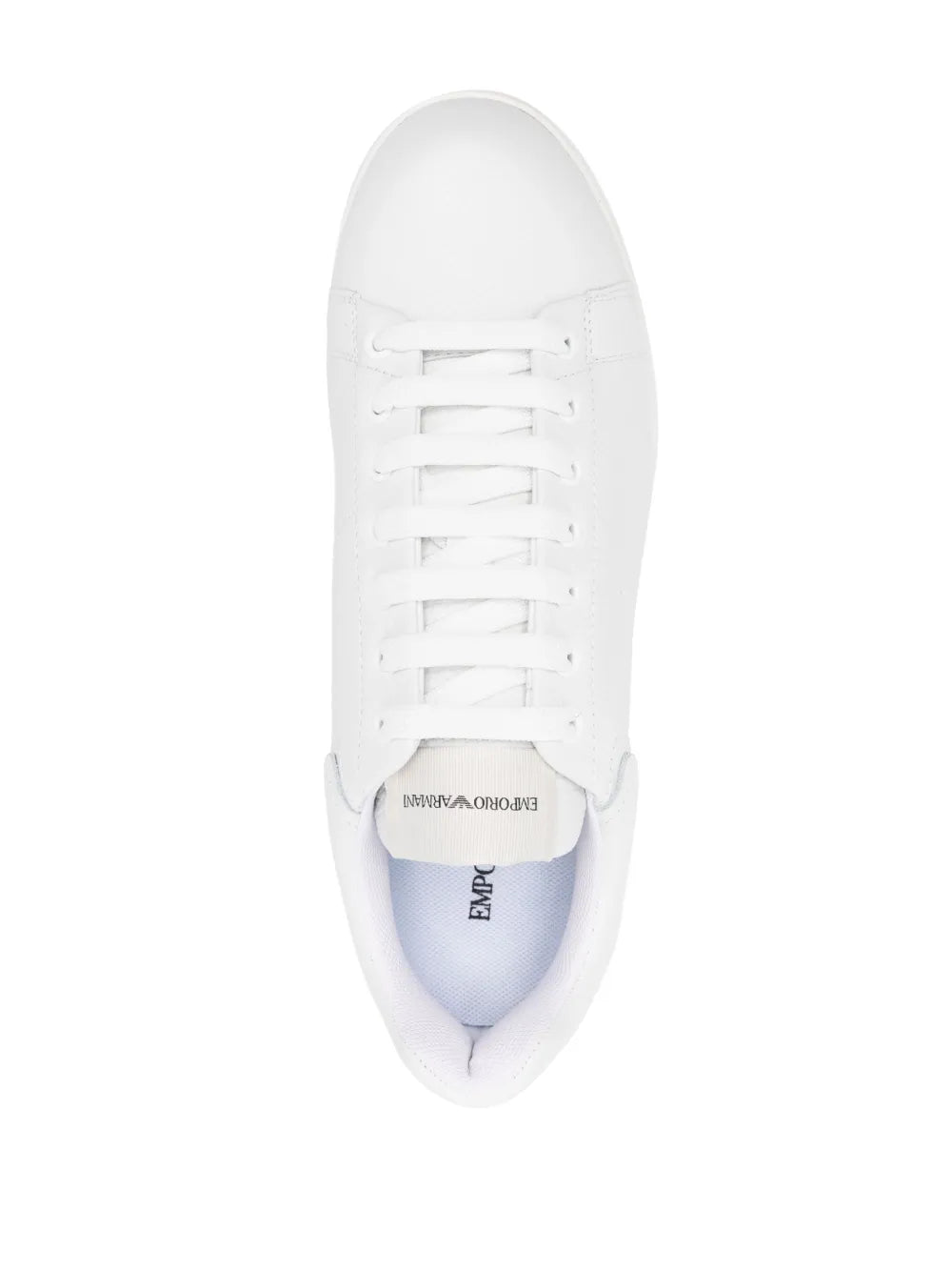 Emporio Armani Leather Low-Top Sneakers