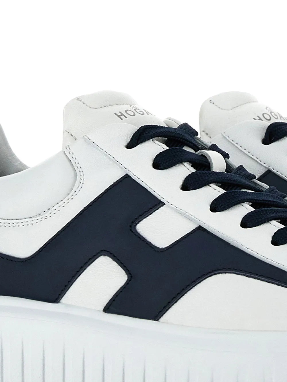 Hogan H-Stripes Leather Sneakers