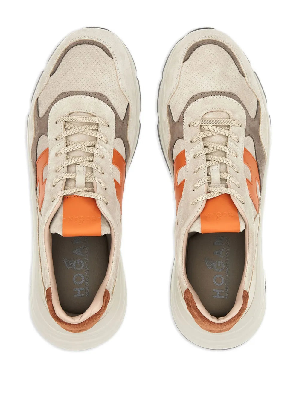 Hogan Hyperlight Lace-Up Panelled Sneakers