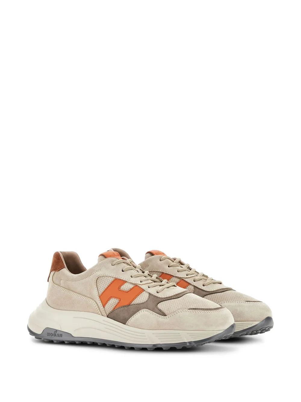 Hogan Hyperlight Lace-Up Panelled Sneakers