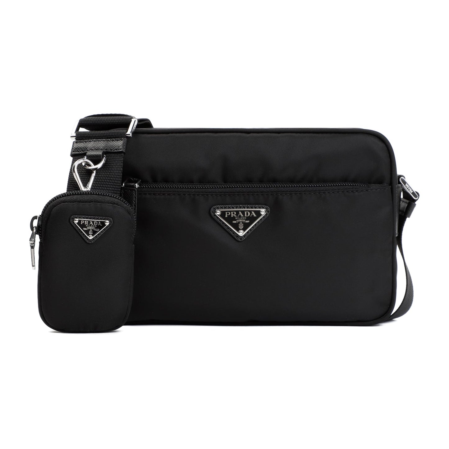 Prada Re-Nylon And Leather Shoulder Bag Women