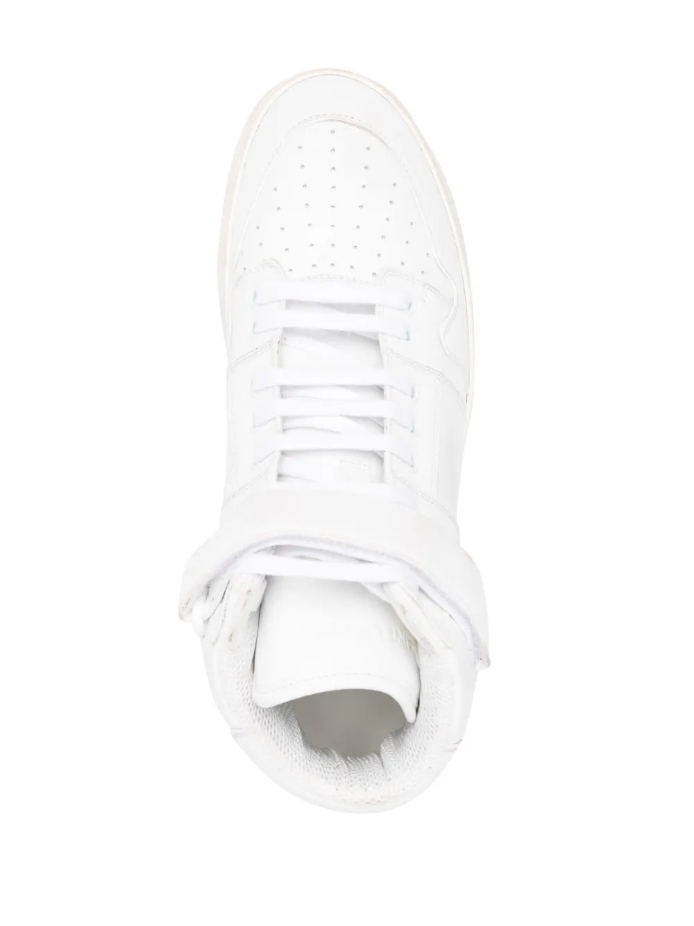 Saint Laurent Logo-Lettering Leather Sneakers