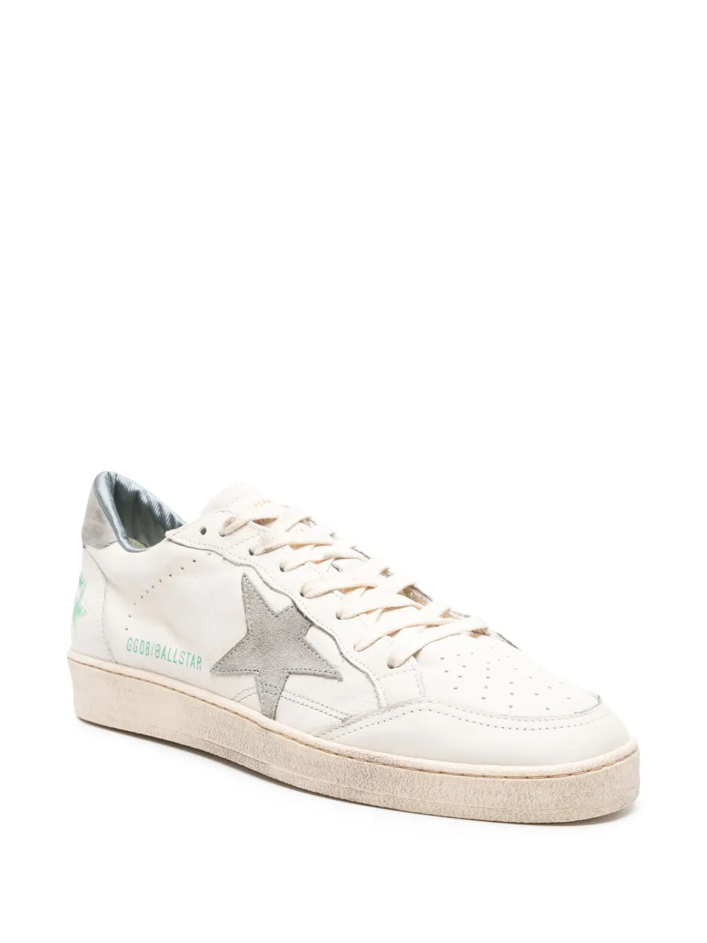 Golden Goose Ballstar Star Distressed Leather Sneakers