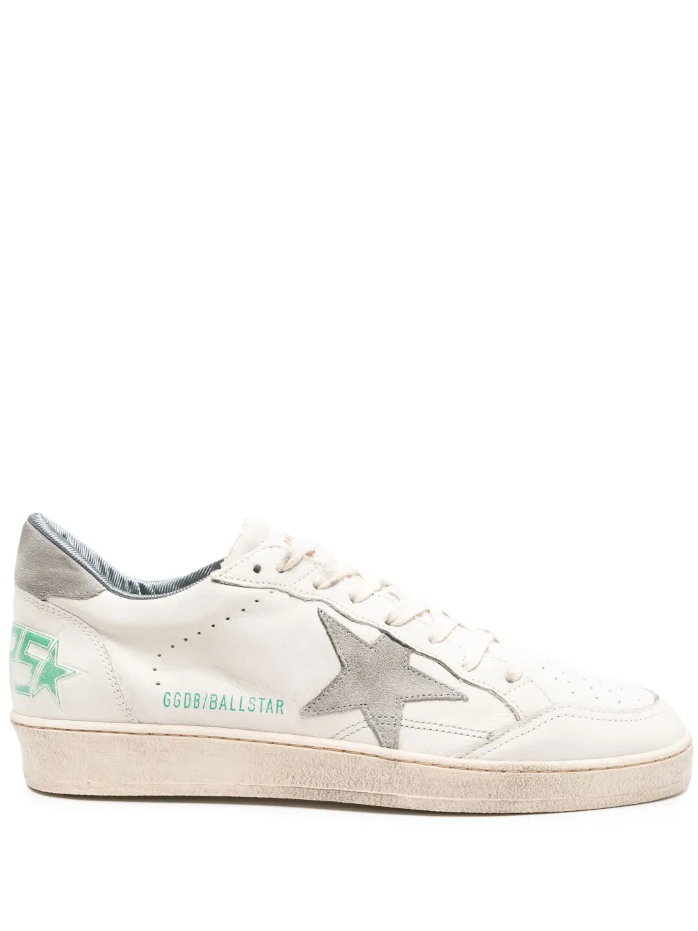 Golden Goose Ballstar Star Distressed Leather Sneakers