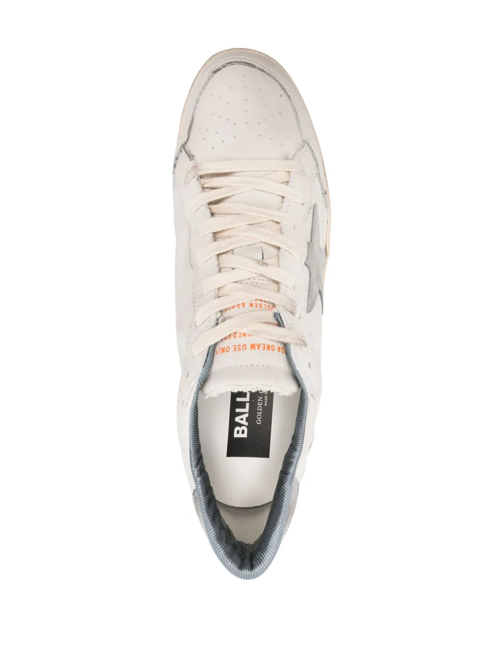 Golden Goose Ballstar Star Distressed Leather Sneakers