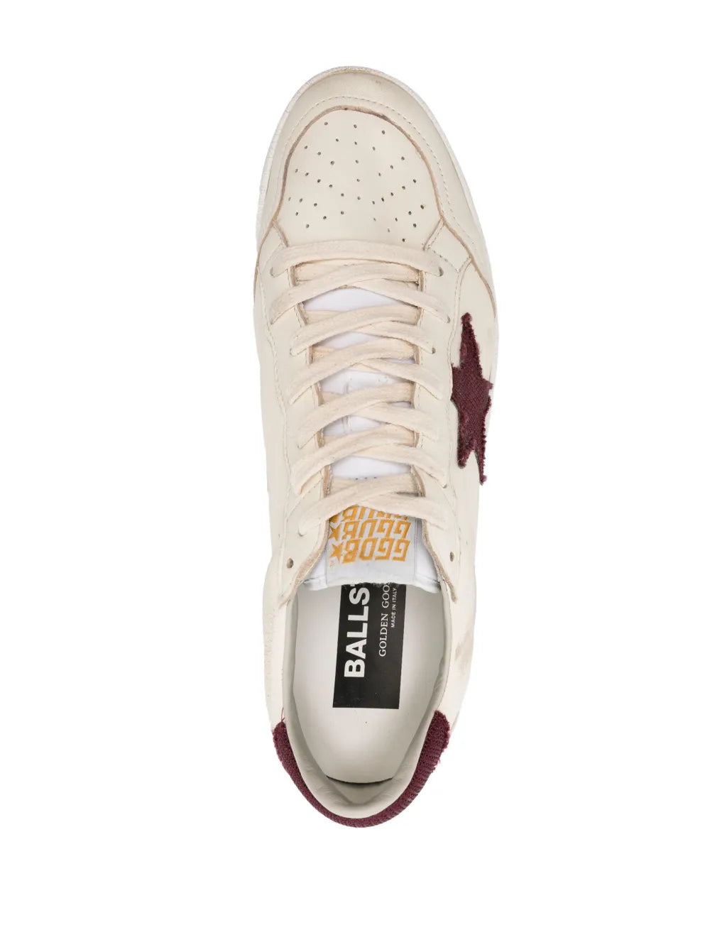 Golden Goose Ball Star Leather Sneakers