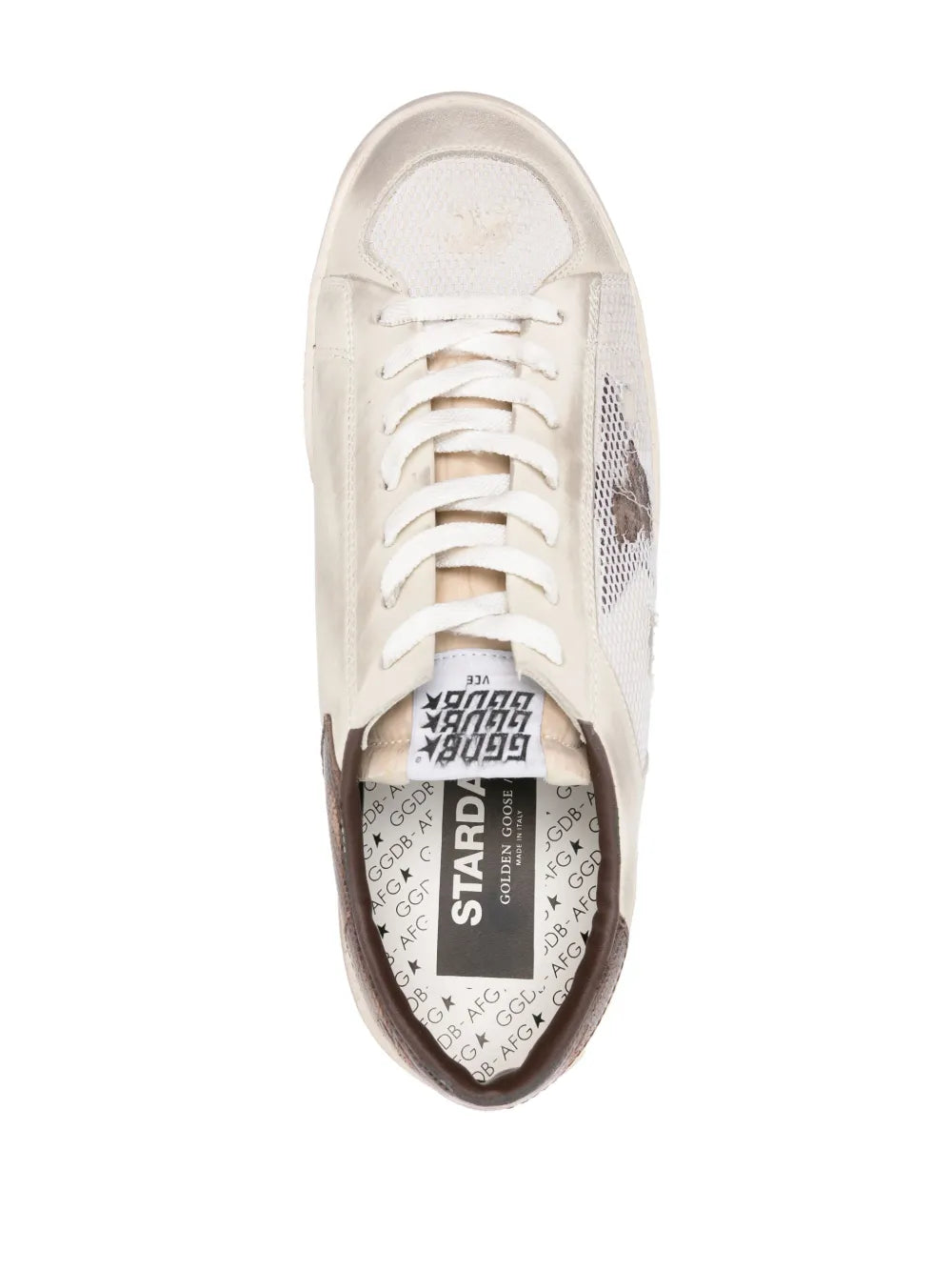 Golden Goose Stardan Mesh-Trim Sneakers
