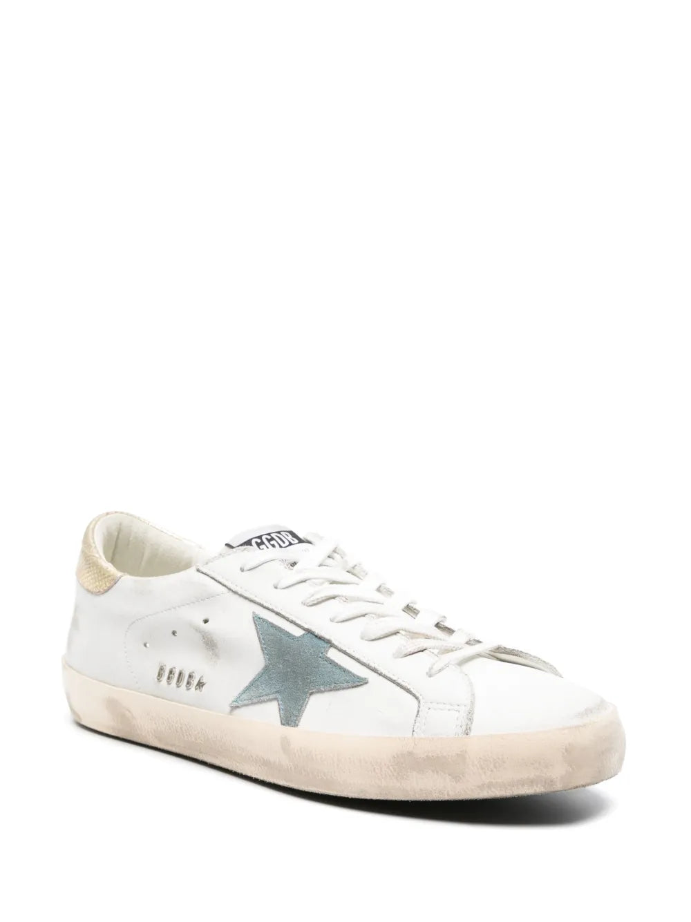 Golden Goose Super Star Metallic-Trim Sneakers