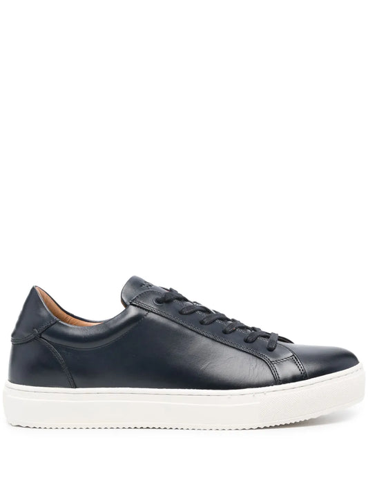 Boggi Milano Panelled Leather Sneakers
