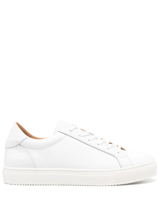 Boggi Milano Panelled Leather Sneakers