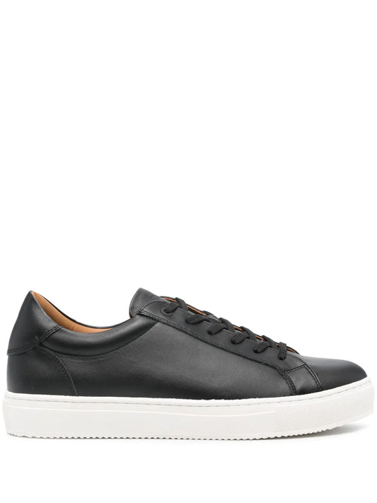Boggi Milano Panelled Leather Sneakers