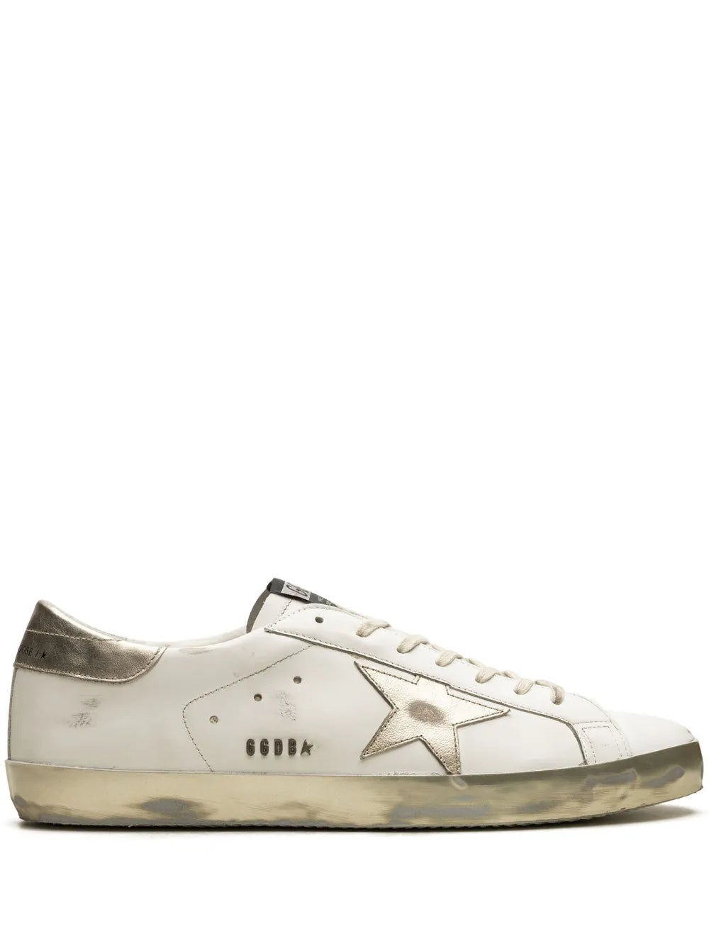 Golden Goose Super-Star Classic White/Gold Sneakers