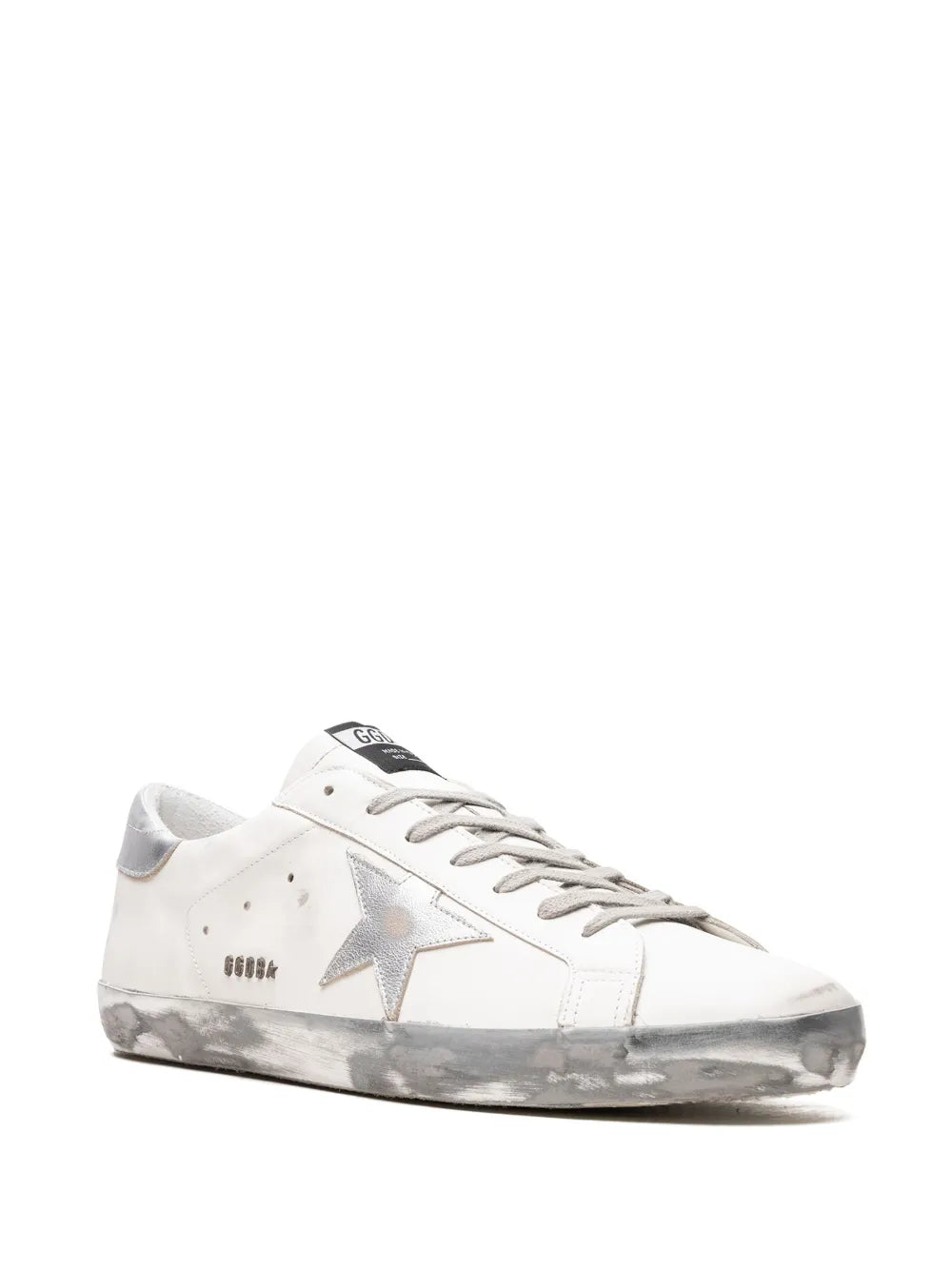 Golden Goose Super-Star Classic White/Silver Sneakers