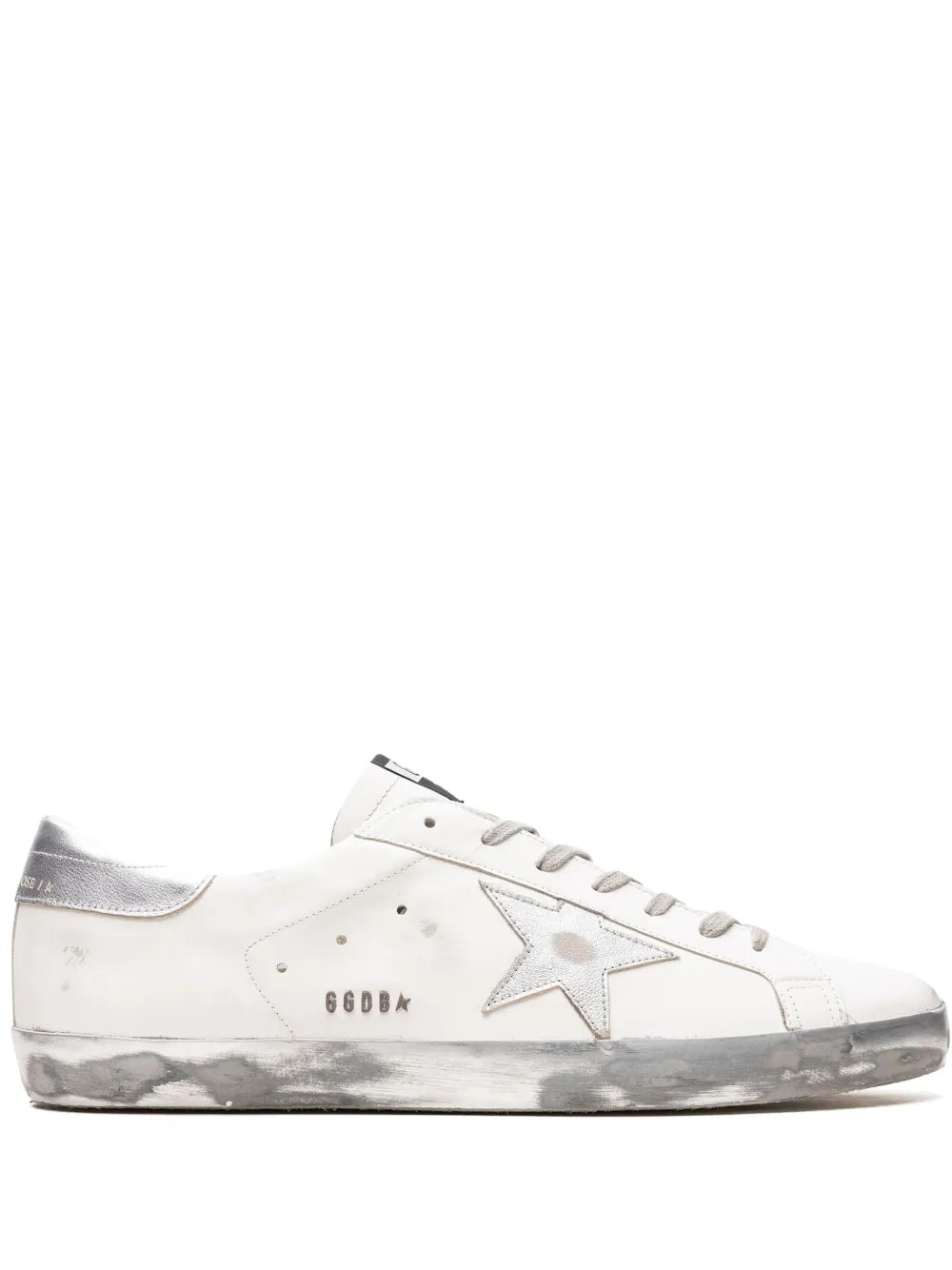 Golden Goose Super-Star Classic White/Silver Sneakers