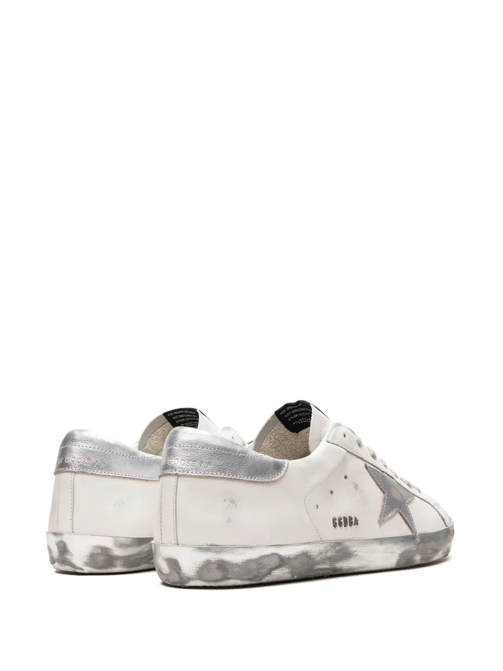 Golden Goose Super-Star Classic White/Silver Sneakers