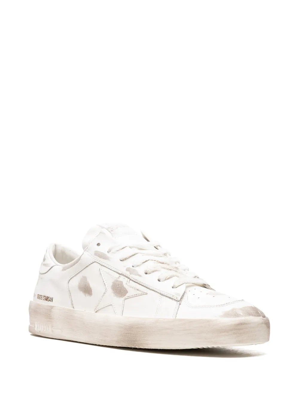 Golden Goose Stardan White/Beige Leather Sneakers